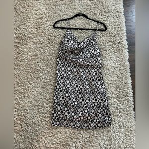 Floral Cowl Neck Dress